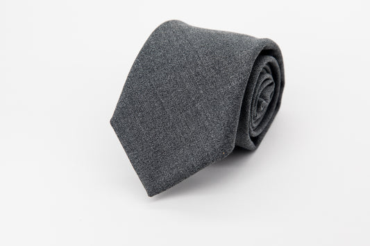 TIE - Plain Dark Grey Color