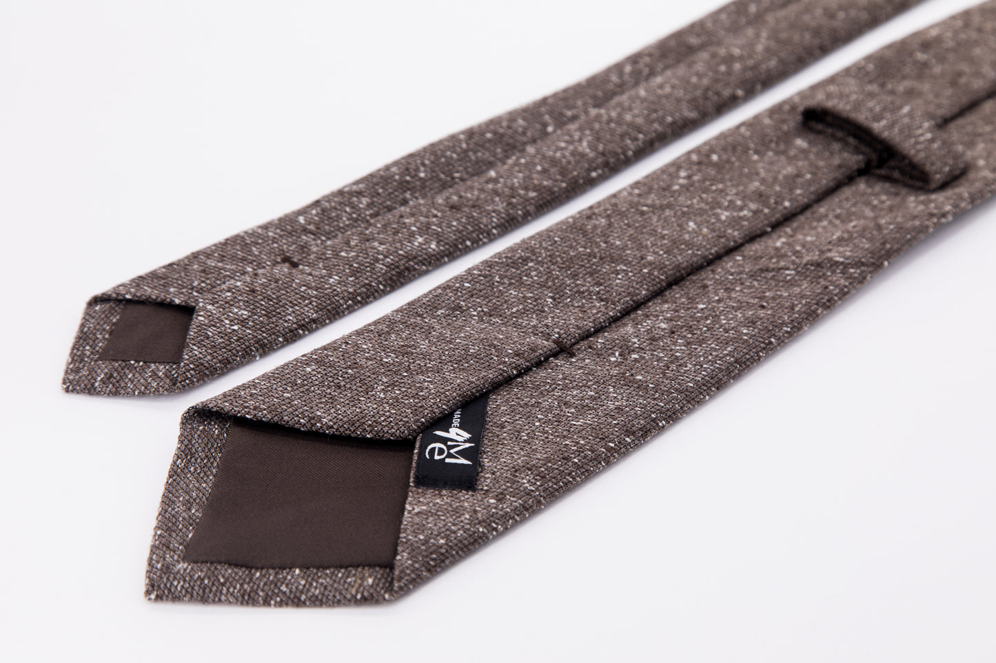 TIE - Plain Grey and White Color