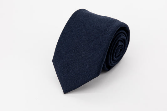 TIE - Plain Navy Blue Color