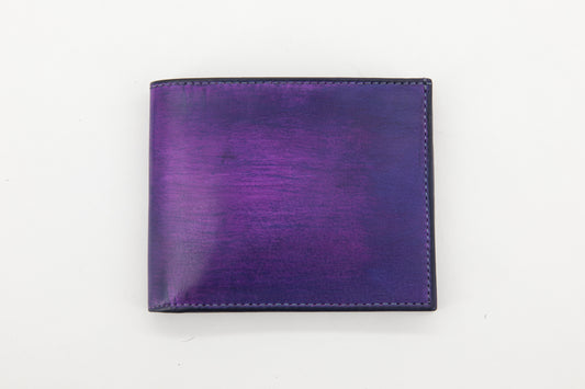 Leather Wallet │ Purple Patina