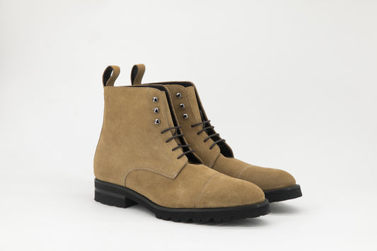 Suede Jumper Boots Zurigo │ Camel