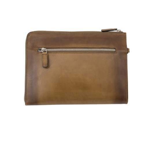 Leather Clutch │ Whisky Patina