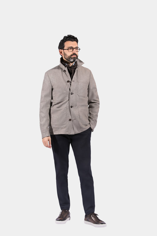 Work Jacket, Light Grey, Vitale Barberis, Jacket Only