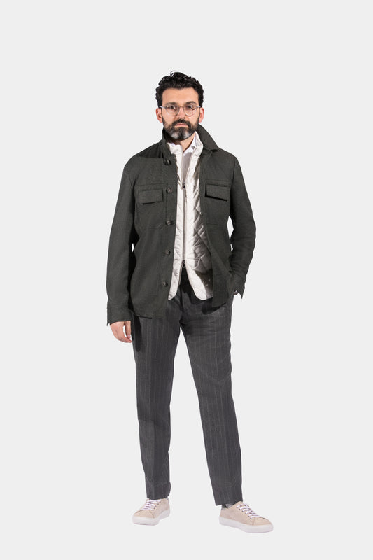 Work Jacket, Olive, Vitale Barberis, Jacket Only