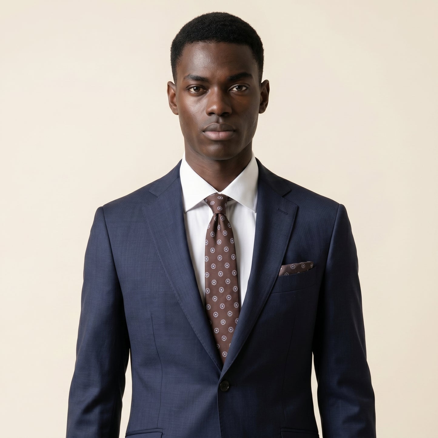 Notch Lapel, Navy Suit, Super 150'S Loro piana