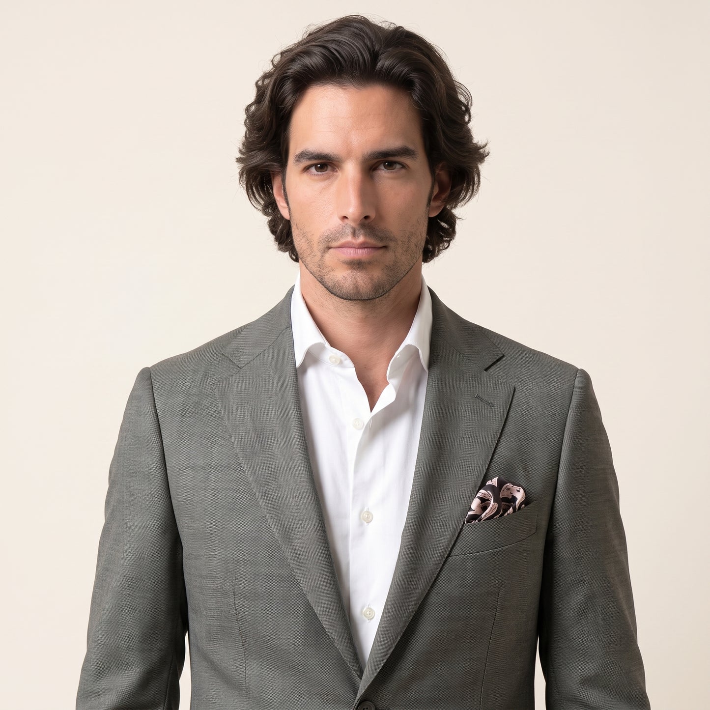 Notch Lapel, Grey, 2 pcs Suit, Pure Wool, Fratelli Tallia di Delfino
