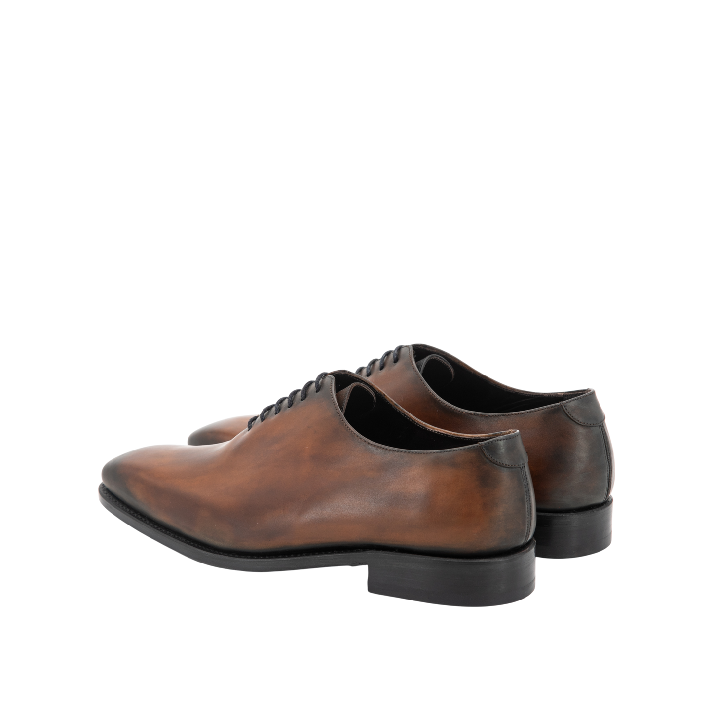 Leather Whole Cut Savile│ Whisky Burn Effect with Scritto