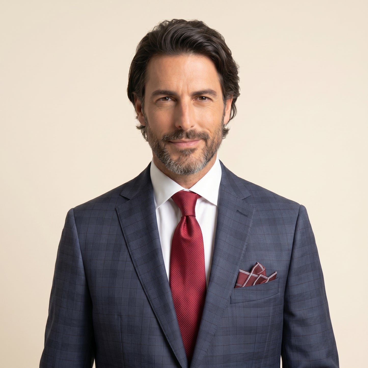 Notch Lapel, 2 pcs Suit, Navy, Pure Wool, 100% Super 170's, Loro Piana