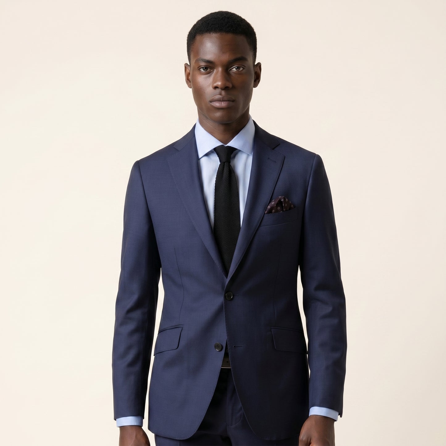 Notch Lapel, Royal Blue Suit, Super 110'S Reda