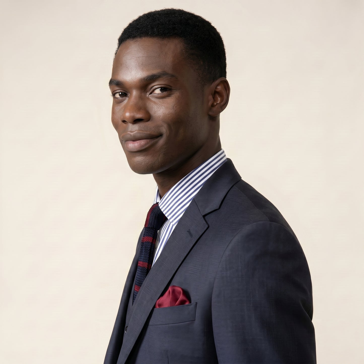 Notch Lapel, Navy Suit 2 pcs, Pure Wool, FT Di Delfino