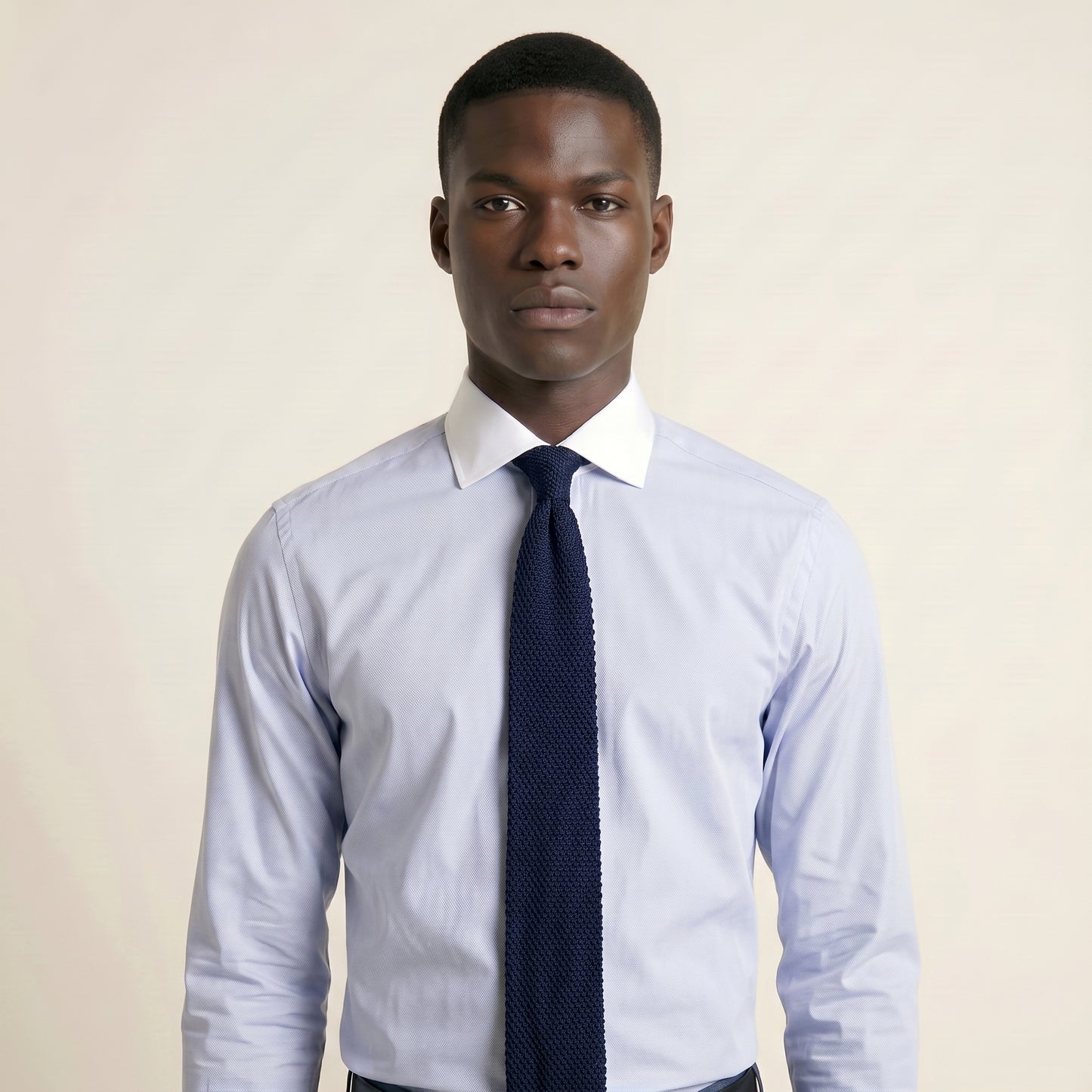 Shirt, Light Blue Twill, Pure Cotton, Alfar
