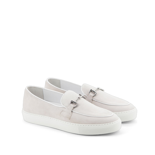 Suede Belgian Sneakers │Off-white