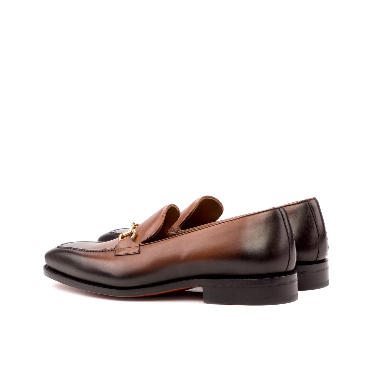 Loafer medium brown leather